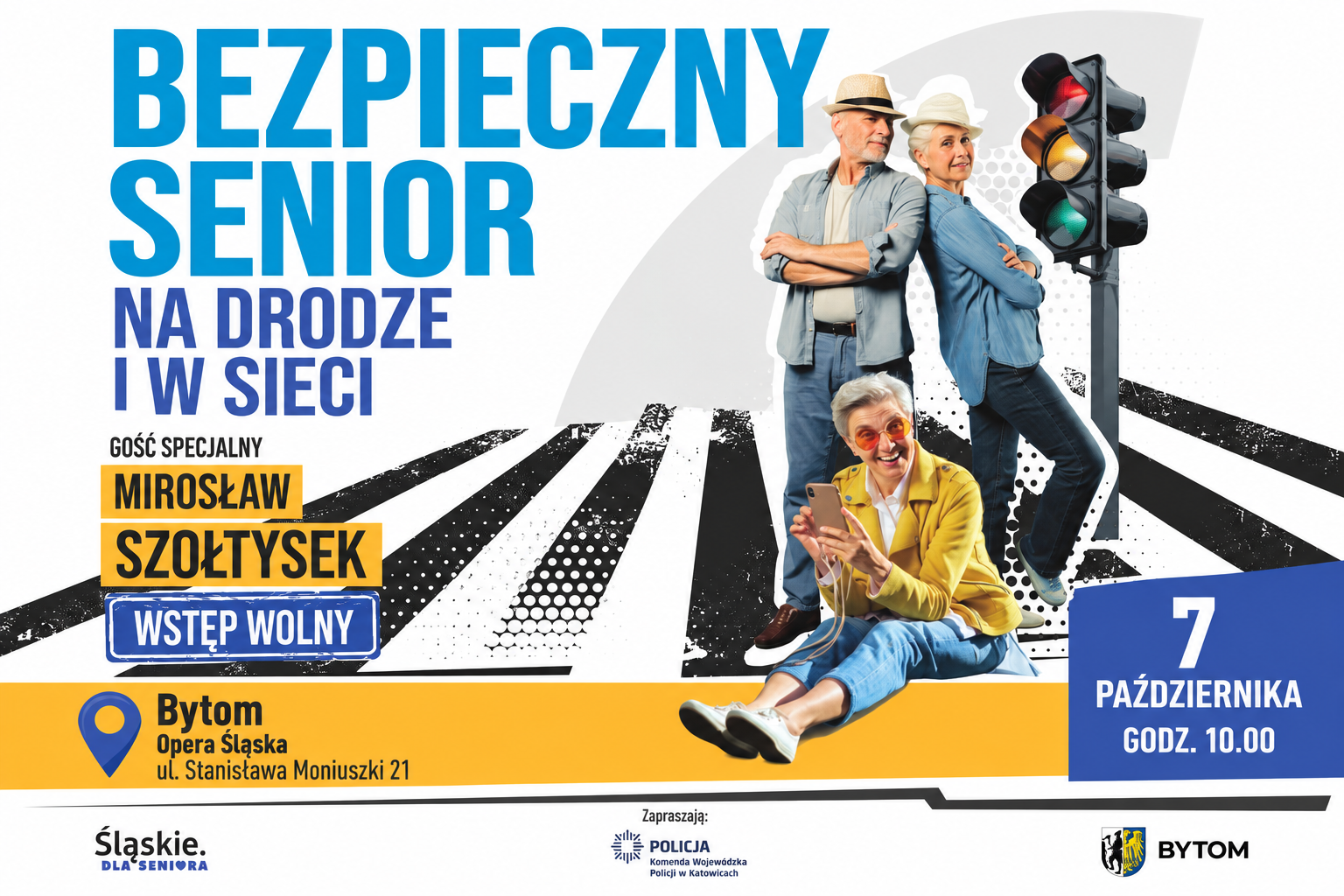 Bytom City Hall invites to the event “Aware and safe seniors with Mirosław Szołtysik”