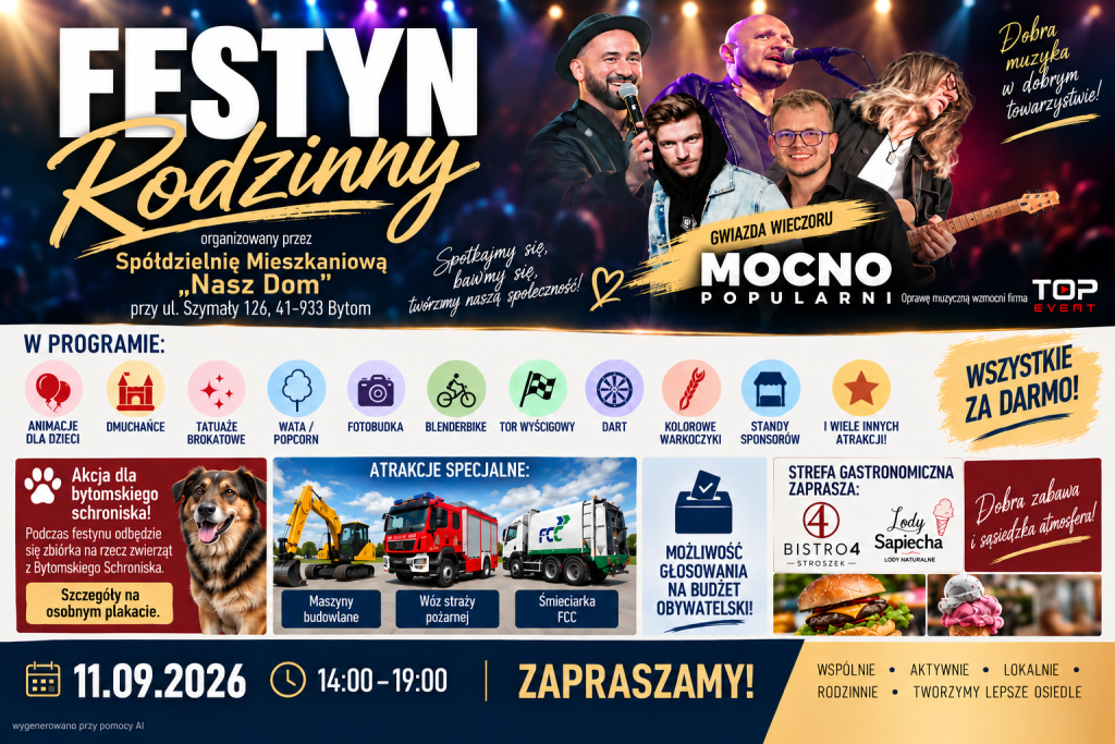 Invitation to the family festival in Bytom